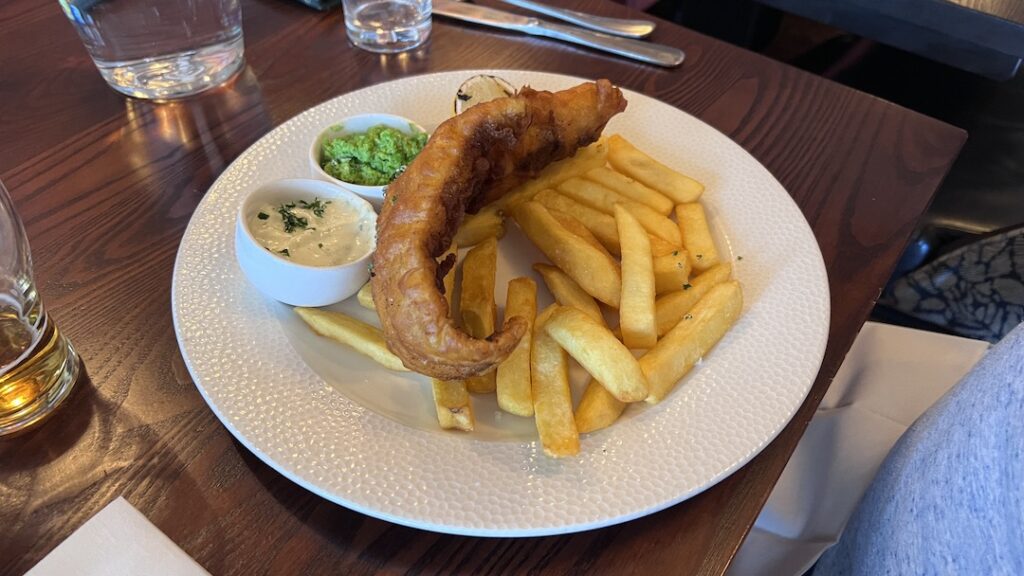 London fish and chips