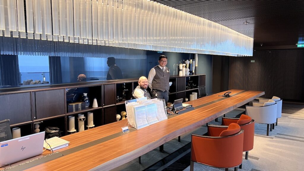 NCL Prima Haven concierge desk