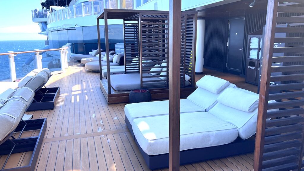 NCL Prima Haven sundeck seating