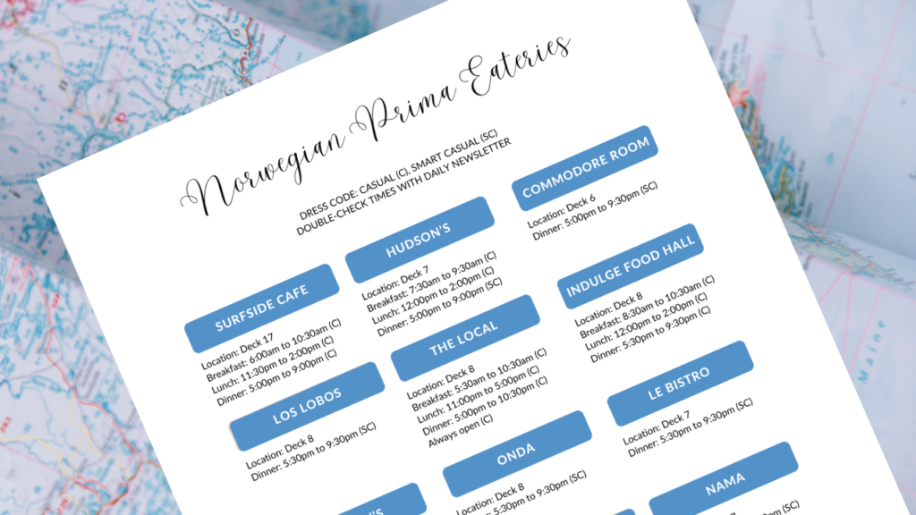 Norwegian Prima Eateries image 1