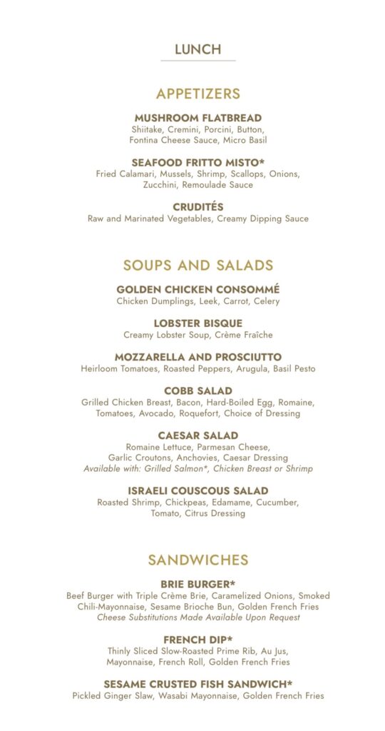 Haven Restaurant Lunch 1