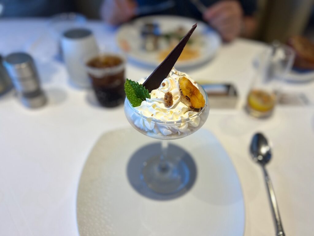 Haven Restaurant banana banoffee cream