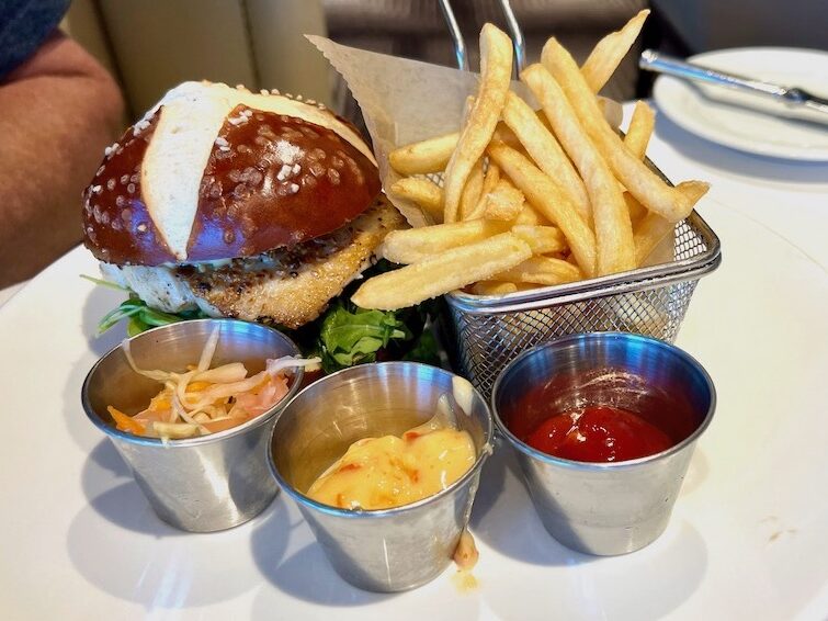 Haven Restaurant sesame crusted fish sandwich edited