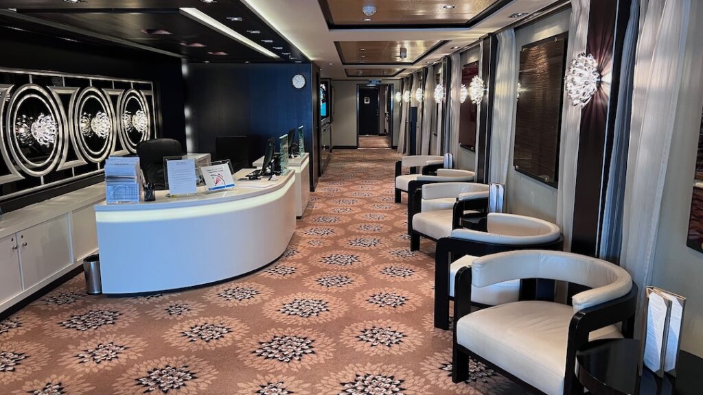 NCL Breakaway Haven Concierge area