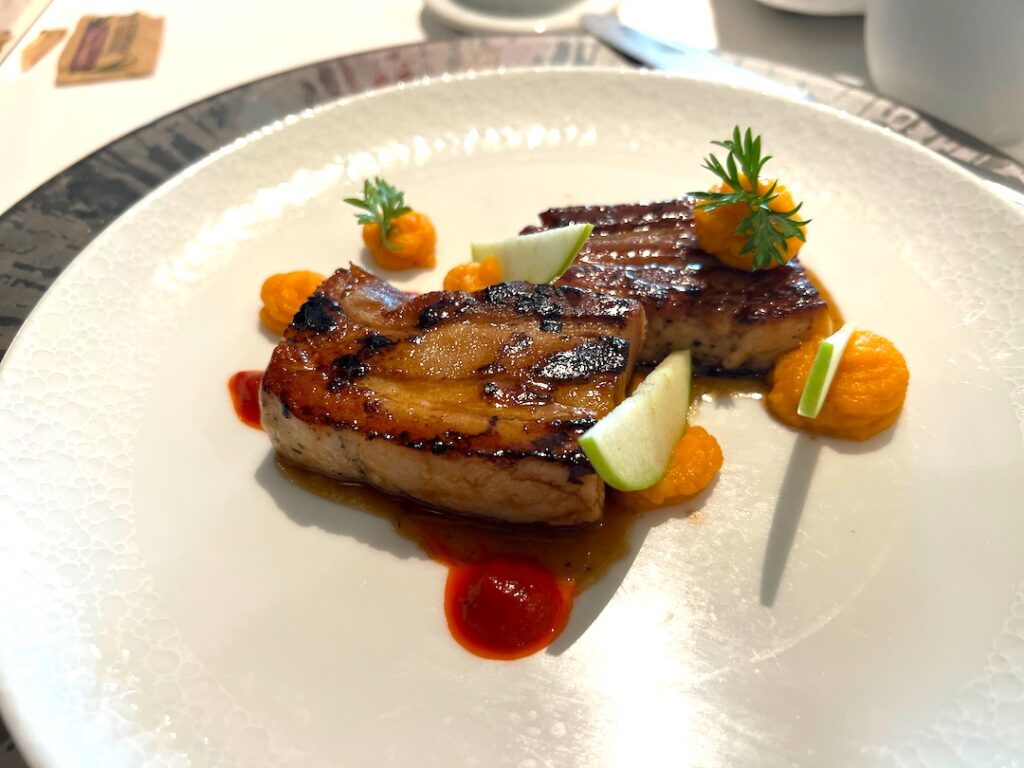 NCL Breakaway Haven pork belly appetizer